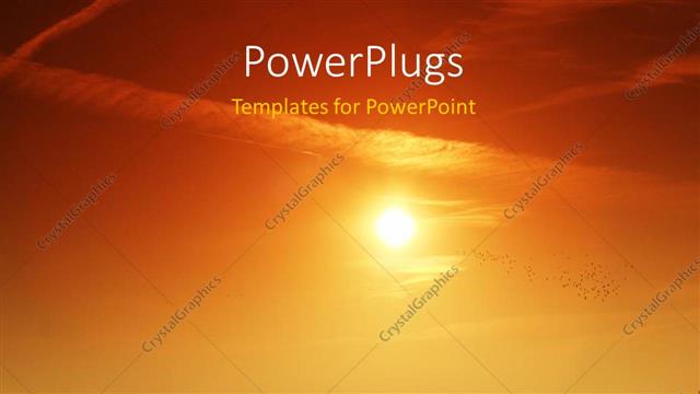  Presentation with beautiful nature - Beautiful landscape of country side with sunset on horizon