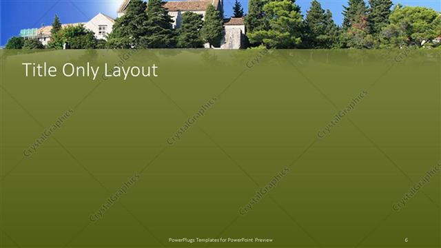 Title Only presentation slide layout