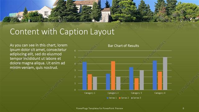 Content with Caption presentation slide layout