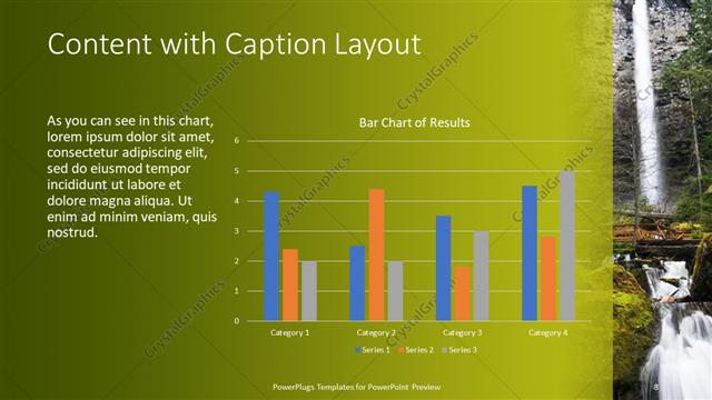 Content with Caption presentation slide layout
