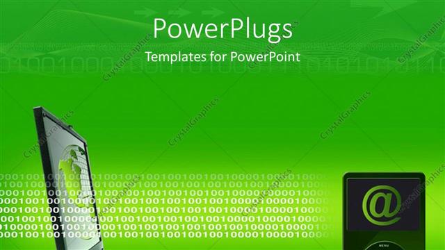  Presentation with computers - A beautiful laptop and an ipod