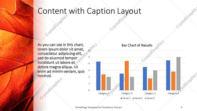 Content with Caption presentation slide layout
