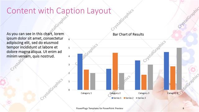 Content with Caption presentation slide layout