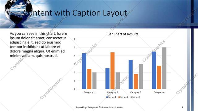 Content with Caption presentation slide layout