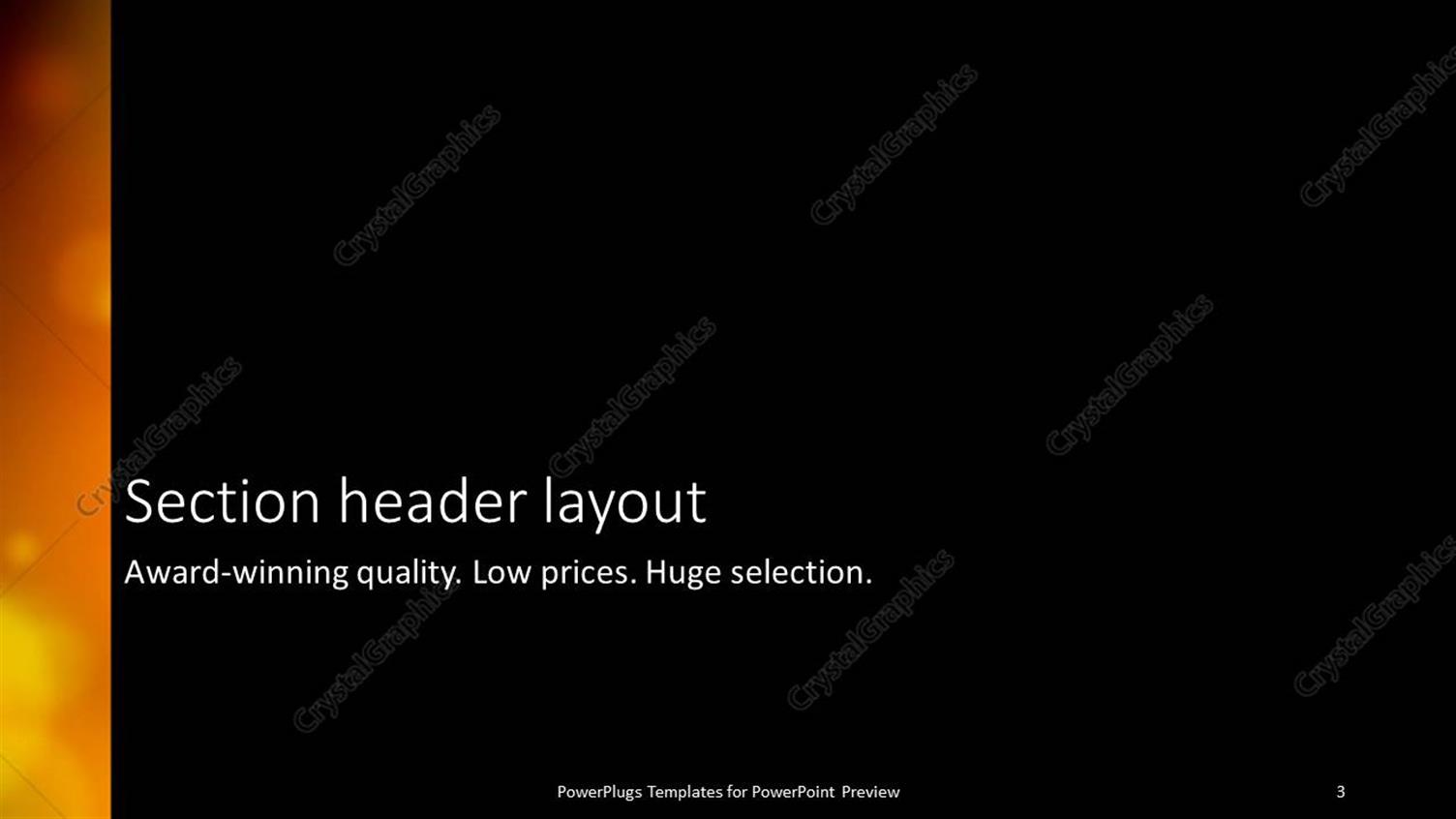 PowerPoint Template beautiful multi color blurred bokeh effect (535)