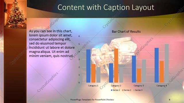 Content with Caption presentation slide layout