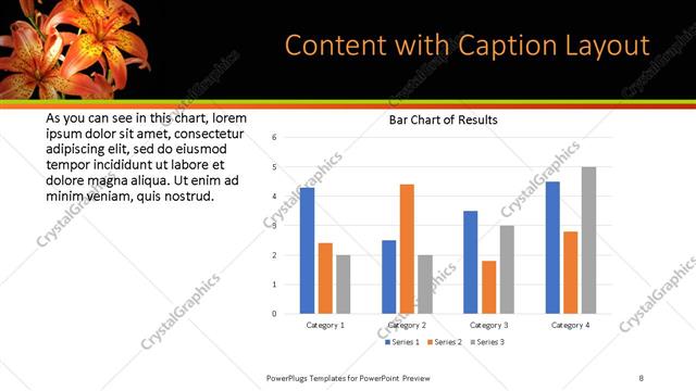 Content with Caption presentation slide layout