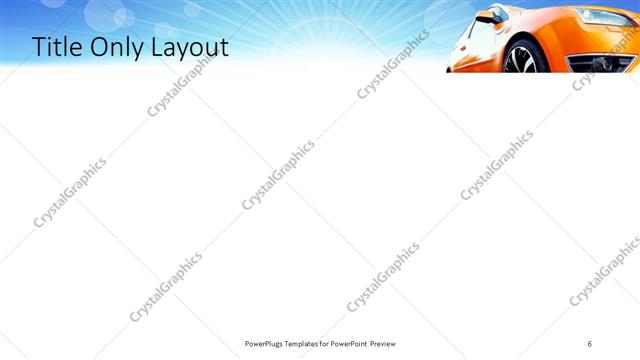 Title Only presentation slide layout