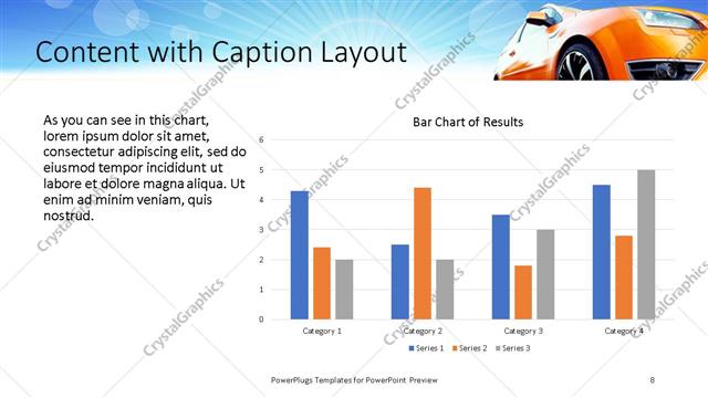 Content with Caption presentation slide layout