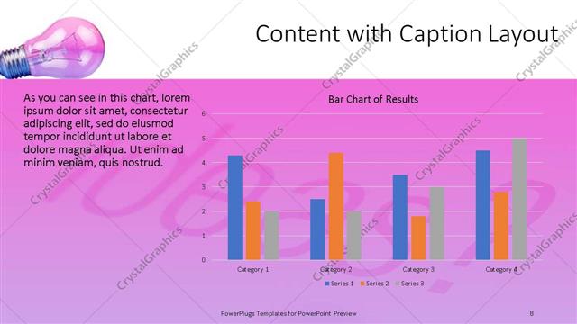 Content with Caption presentation slide layout