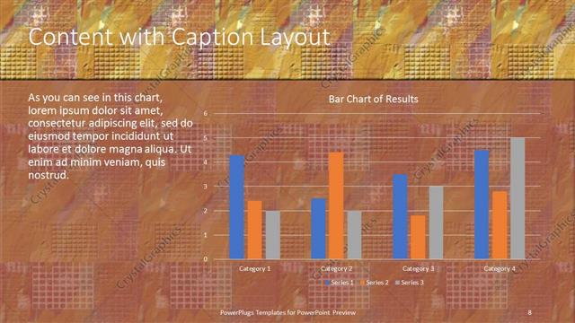 Content with Caption presentation slide layout