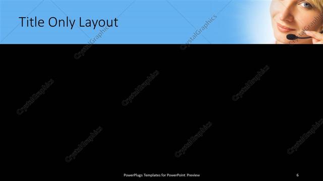 Title Only presentation slide layout