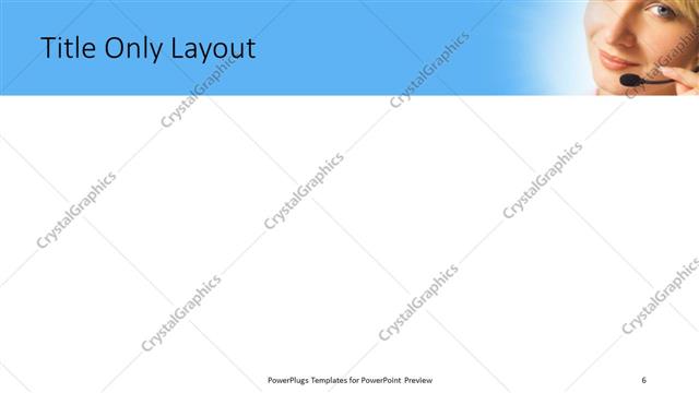 Title Only presentation slide layout