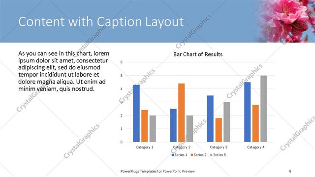 Content with Caption presentation slide layout