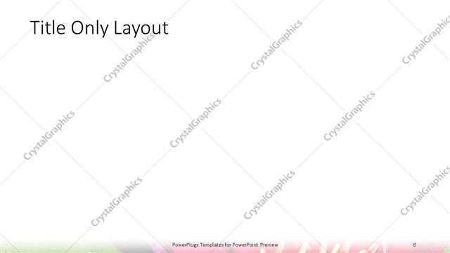 Title Only presentation slide layout