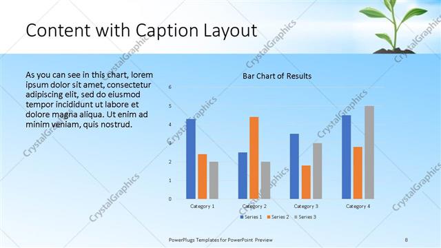 Content with Caption presentation slide layout