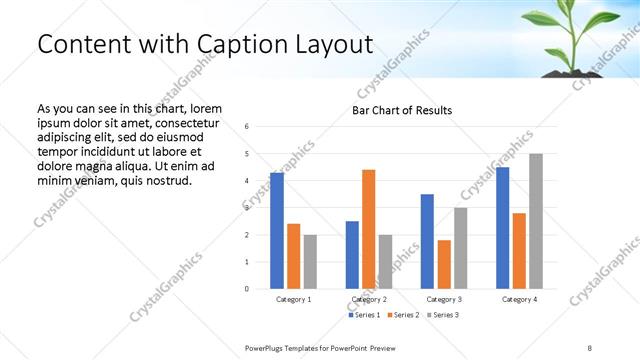 Content with Caption presentation slide layout