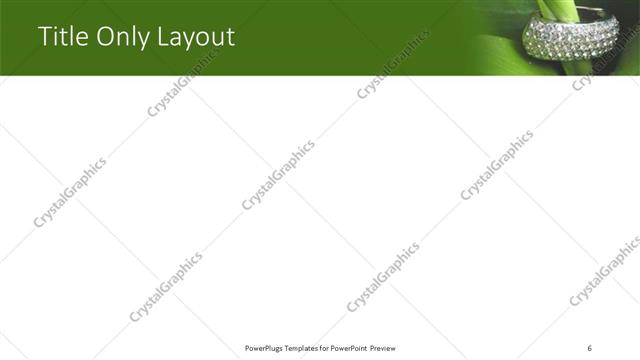 Title Only presentation slide layout