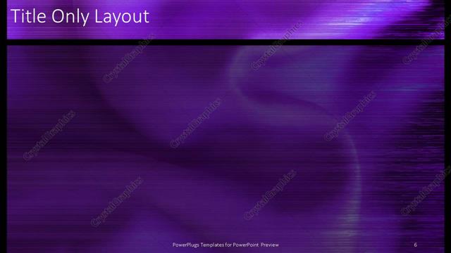 Title Only presentation slide layout