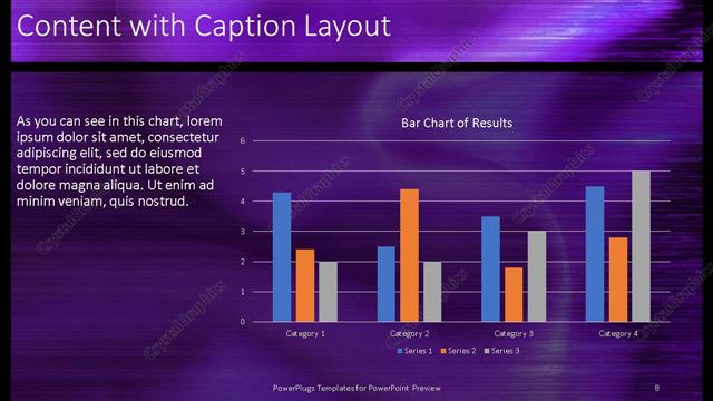 Content with Caption presentation slide layout