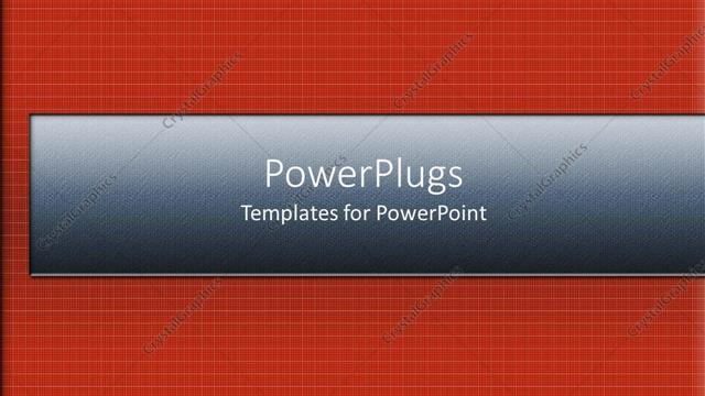  Presentation with red grey - Beautiful red grid lines with grey curved bar