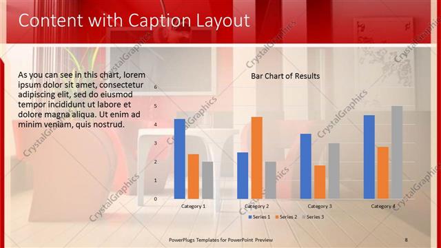 Content with Caption presentation slide layout