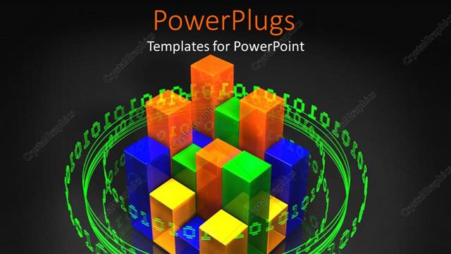 Presentation with digital statistics - A beautiful representation of graphs in a different form