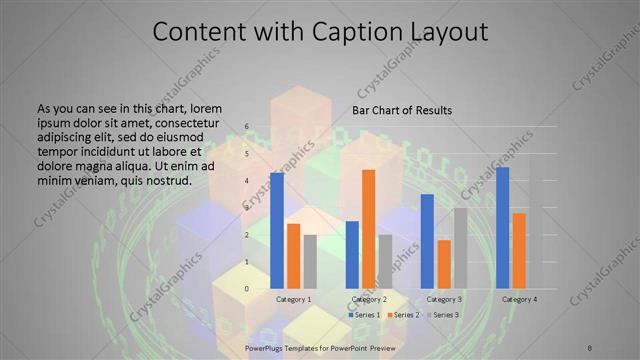 Content with Caption presentation slide layout