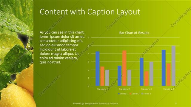Content with Caption presentation slide layout