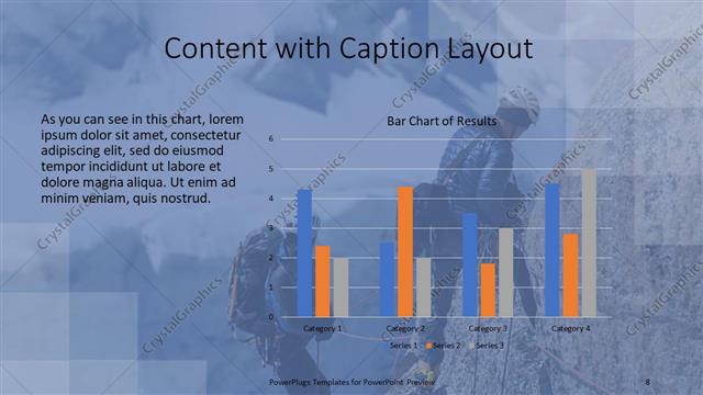 Content with Caption presentation slide layout