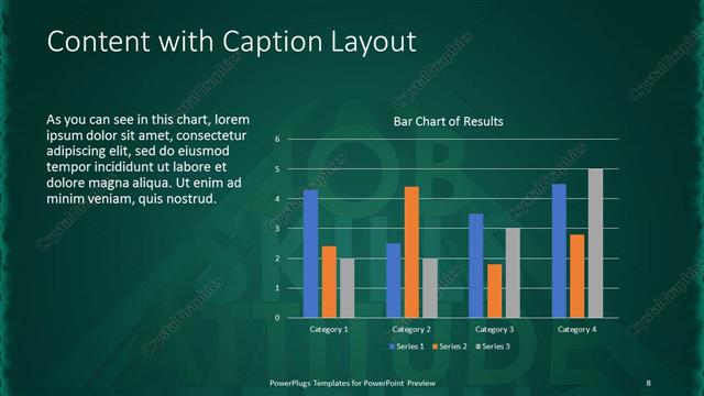 Content with Caption presentation slide layout