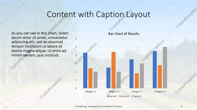 Content with Caption presentation slide layout