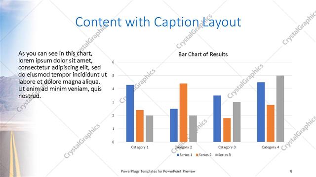 Content with Caption presentation slide layout
