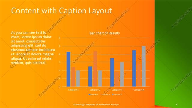 Content with Caption presentation slide layout