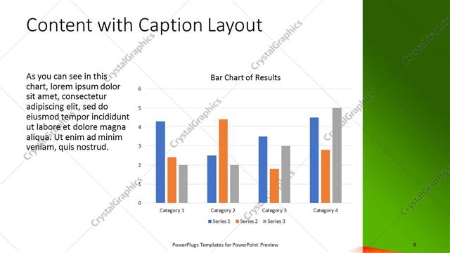 Content with Caption presentation slide layout