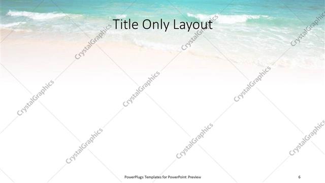 Title Only presentation slide layout