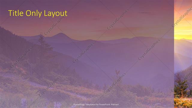 Title Only presentation slide layout