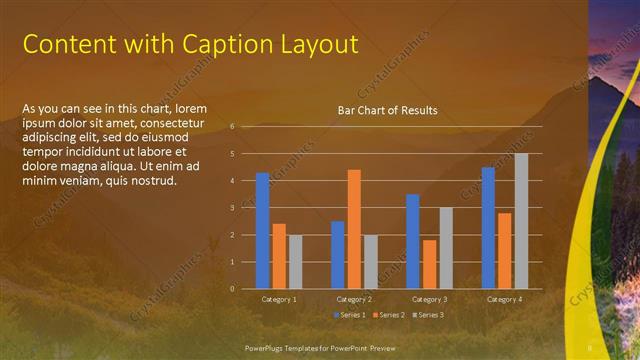 Content with Caption presentation slide layout