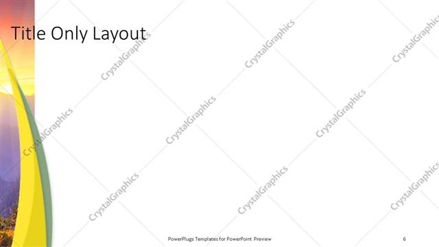 Title Only presentation slide layout