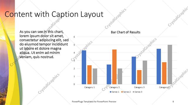 Content with Caption presentation slide layout