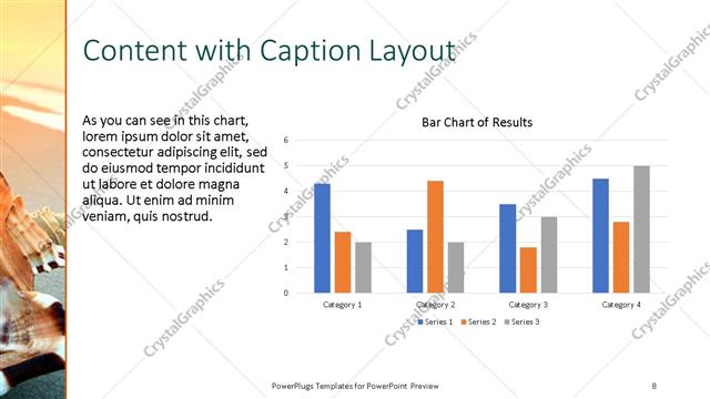 Content with Caption presentation slide layout