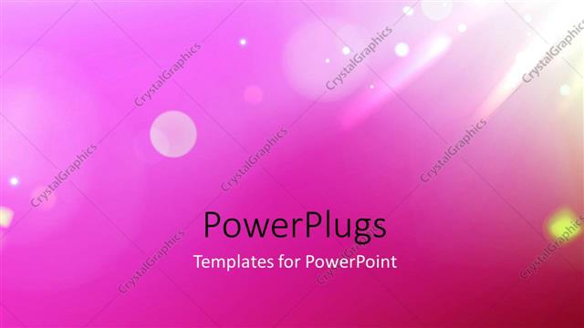  Presentation with flare - Beautiful shine effect