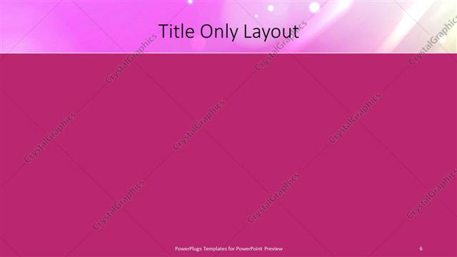 Title Only presentation slide layout
