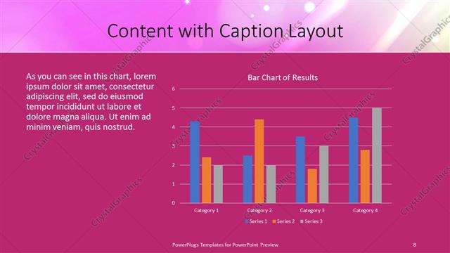 Content with Caption presentation slide layout