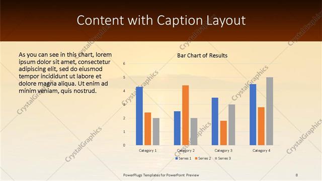 Content with Caption presentation slide layout