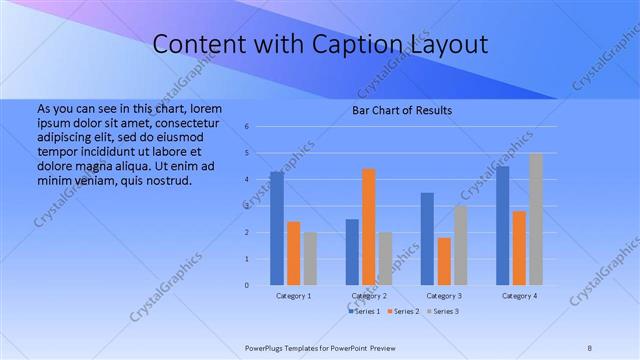 Content with Caption presentation slide layout