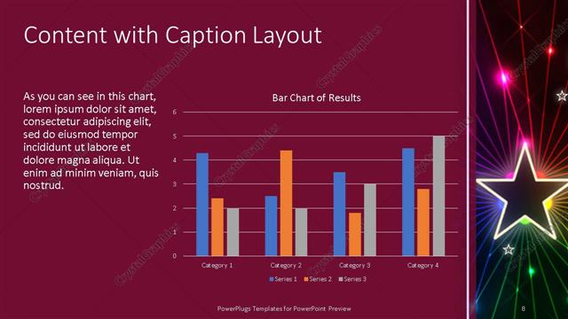 Content with Caption presentation slide layout
