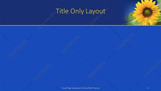 Title Only presentation slide layout