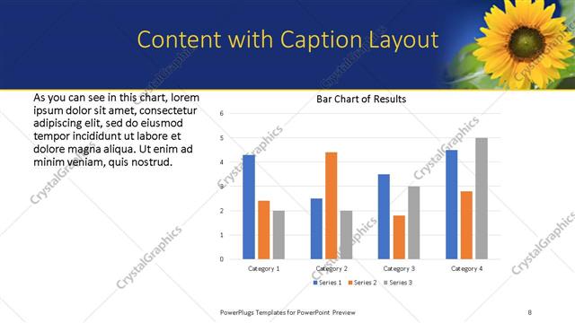 Content with Caption presentation slide layout