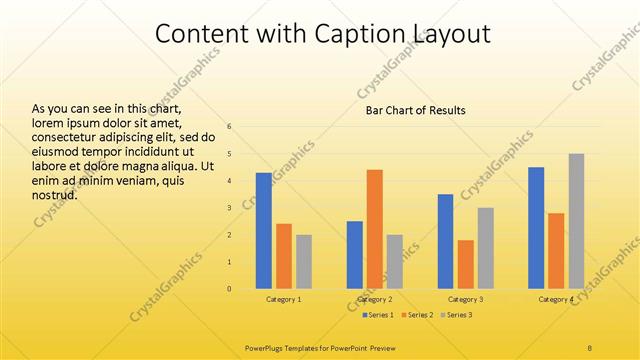 Content with Caption presentation slide layout